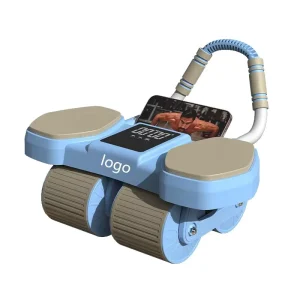Automatic-Rebound Steel Four-Wheel Abdominal Wheel for Belly Muscle Training