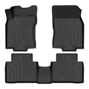 Automotive TPE Floor Liners, All-Weather, Spill Containment, Easy Clean, Exact Fit for Murano and Touareg