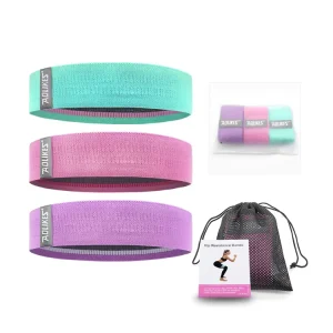 BSCI Factory Yoga Glutes Booty Hip Fabric Resistance Bands 3604