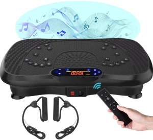 BT Music Home Use Ultrathin Portable Electromagnetic Vertical Vibration Platform Machine