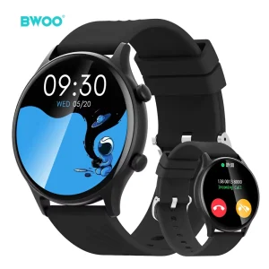 BWOO Smartwatch Waterproof Sport Smart Watch for Men Touch Screen
