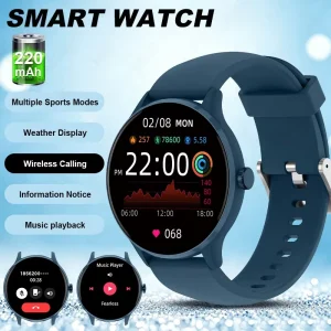 BWZ216 Smart Watch for Men Women Answer Dial Call Heart Rate Sleep Monitor Fitness Tracker Waterproof Smartwatch for Android IOS