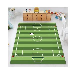 Baby Gym Play Mat Foldable Washable Kids Bedroom Carpet Football Game Mat