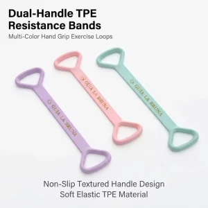 Back Shaping Puller Rope Figure 8 TPE Elastic Band for Open Shoulder Posture Yoga Fitness Training Home
