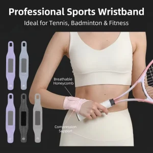Badminton Tennis Wrist Support Brace Lightweight Wrap-Around Compression Palm Guard Thin Unisex Sports