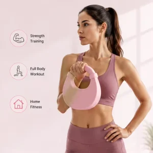 Bag-Shaped Weighted Silicone Kettlebell for Strength Training, Yoga, Pilates, and Home Gym Fitness