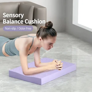 Balance Cushion Soft Flat Durable Exercise Support Knee Kneeling Pilates Yoga Ankle Rehabilitation Training Anti-Slip No Odor