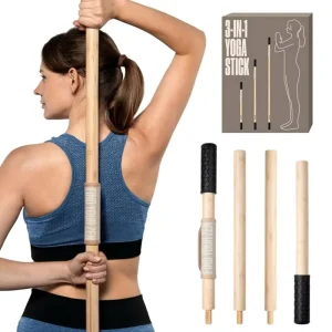 Bamboo Pilates Stick, Open-Shoulder Posture Corrector