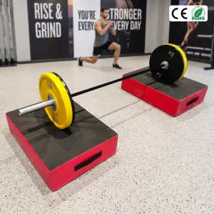 Barbell Drop Crash Pad, PU Leather Floor Protection Mat for Home Gym, Noise-Reducing