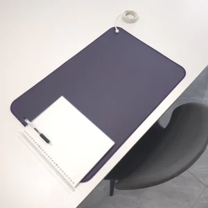 Barenia Grain Purple Grounding Mat High Strength Conductive Anti Static Earthing Pad for Desk & Floor Use