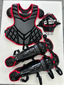 Baseball Catcher Equipment Set Full Gear Mask Chest Protector Leg Guards Lightweight Customized Color for Stock