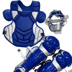 Baseball Catcher Equipment Set with Mask, Chest Protector, Leg Guards, Lightweight Customized Color