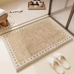 Bathroom Mat OEM Customized Non Slip Bathroom Rugs Mat Factory Rubber Floor