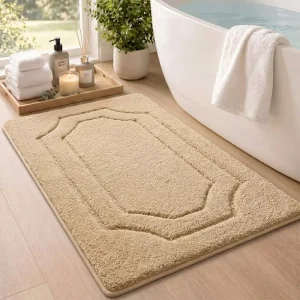 Bathroom Rugs Non-Slip Bath Mat Soft Absorbent 16×24 Shaggy
