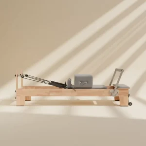 Beech Wood Pilates Reformer Commercial Training Bed with PU and Microfiber Pads