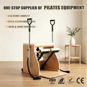 Beech Wood Stability Chair Pilates Yoga Multi Function Exercise Machine Durable Portable for Home Commercial Use