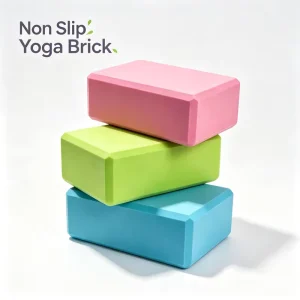 Beginner Friendly High Density EVA Yoga Block Moderate Stable Balance Support Lightweight for Home Fitness Training