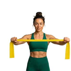 Beginner Resistance Band for Exercise Stretching Yoga Pilates Physical Therapy Muscle Strengthening Portable Adults 1.5m X 15cm