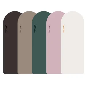 Beige Black Nude Arch-Shaped PU Rubber Pill-Shaped Yoga Mat