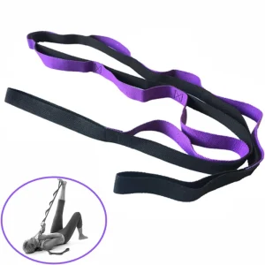Bellewins Factory Stretch Strap Exercise 12 Loops Polyester Yoga Strap for Sports & Entertainment