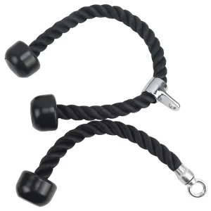 Biceps and Triceps Double-Headed Pull Rope Face Pull Gym Fitness Equipment