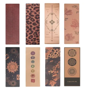 Biodegradable Cork and Natural Rubber Yoga Mat, 1830 x 610 mm, Unisex