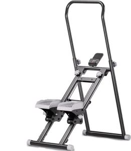 Black CE Foldable Mini Stair Climber Cardio Machine for Home Use