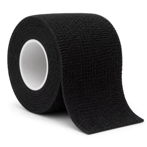 Black Cohesive Bandage Roll Self Adhesive Elastic Wrap Latex Free Sports Ankle Wrist Support Custom OEM