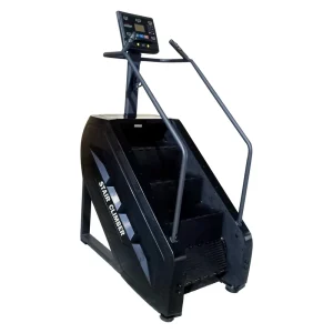 Black Commercial Steel Stair Climber for Gym Fitness