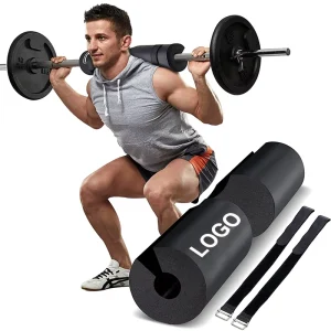 Black Foam Barbell Pad for Hip Thrusts and Squats