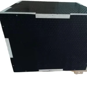 Black Non-Slip Surface Wooden Plyo Jump Box