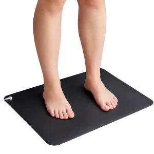 Black PU Leather Conductive Anti-Static Grounding Mat for Office and Home, Factory Direct Supply