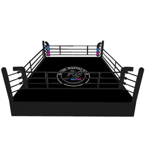 Black Square Platform Boxing Ring for Muay Thai