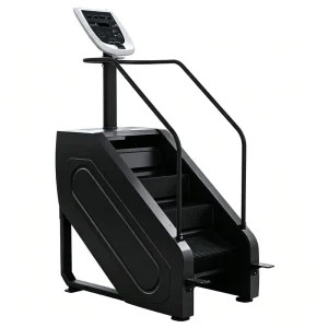 Black Stair Climber Stepper Machine Cardio Training Equipment for Home Gym Fitness Workout