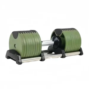 Black Steel Self-Adjustable Dumbbell Set for Arm Strength Exercises