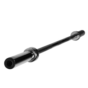Black Zinc 20kg Power Barbell, Hard Chrome, 2.2m