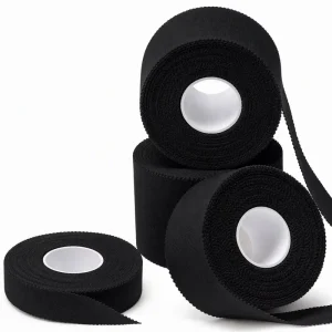 Black Zinc Oxide Adhesive Athletic Tape for Boxing, Football, and Gymnastics