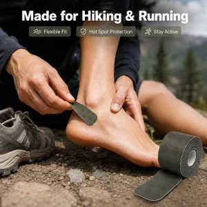 Blister Prevention Tape Roll Anti Chafing Toe 4 Stretch High Elasticity Nylon Kinesiology Tape for Feet Hands Running Hiking