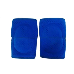 Blue Anti-Slip Sponge Soft Breathable Adjustable Children’s Knee Pads for Football Soccer Running Cycling
