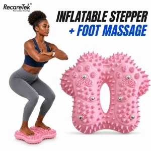 Blue and Black Exercise Machine Inflatable Stepper Fitness Equipment Fitness Accessory Soreness Relief for Daily Exercise Senior
