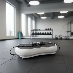 Body Shaping Platform with Stepper, Full Body Vibration Plate