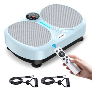 Body Vibration Plate Exercise Machine 99 Speed Levels Remote Control Home Gym Fitness Platform