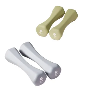 Bone-Shaped Vinyl Neoprene-Coated Cast Iron Colored Dumbbells for Muscle Training