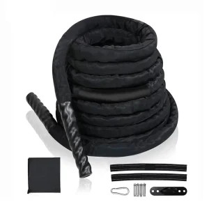 Bootcamp Workout Low Impact Battle Ropes for Intense Training