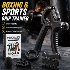 Boxing Hand Grip Strength Trainer Finger Exerciser Wrist Strength Workout Equipment