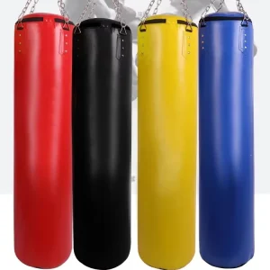 Boxing Punching Bag Black White Gold 180cm