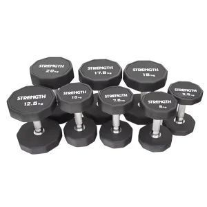 Brand New Second Generation Pev Dumbbell Commercial Household Ten Corner Fixed Rubber Coated Men’s Gym Pure Adjustable