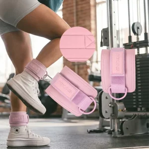 Breathable Cable Machines Double D ring Adjustable Attachments Gym Fitness Wear Exercise Ankle Straps