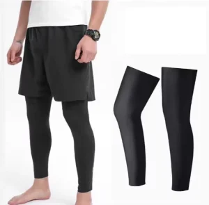 Breathable Cooling Leg Sleeves with UV Protection for Cycling Basketball Running and Outdoor Sports