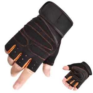 Breathable Cycling and Weightlifting Gloves with Wrist Support for Men